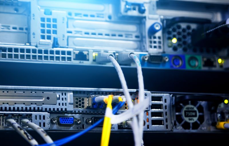 Server Room with Active Installations